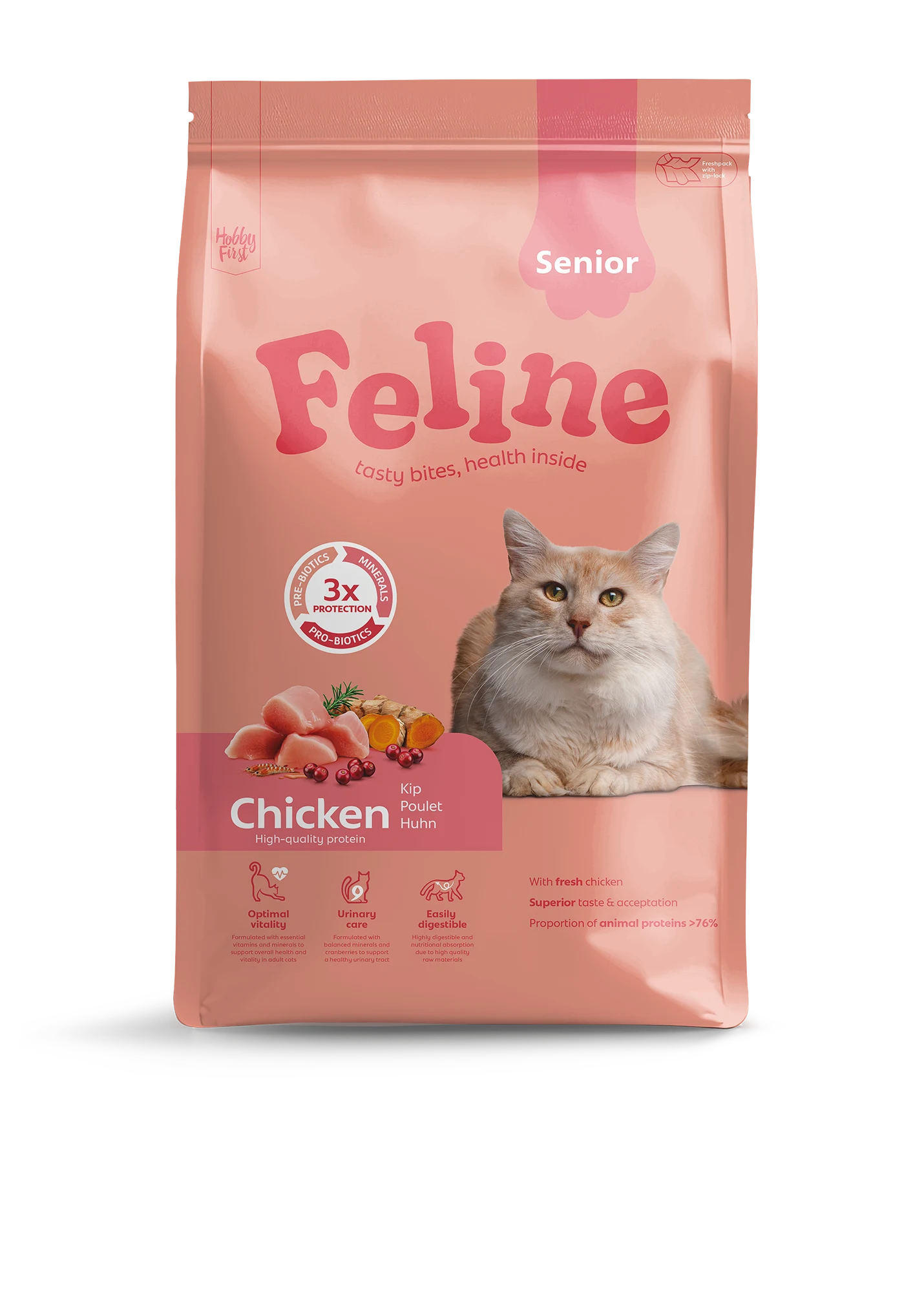 HobbyFirst Feline senior 7+ kattenvoer
