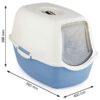 Rotho MyPet Kattenbak eco BAILEY Blauw|Beige 56x40x39 cm - Afbeelding 3