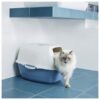 Rotho MyPet Kattenbak eco BAILEY Blauw|Beige 56x40x39 cm - Afbeelding 4